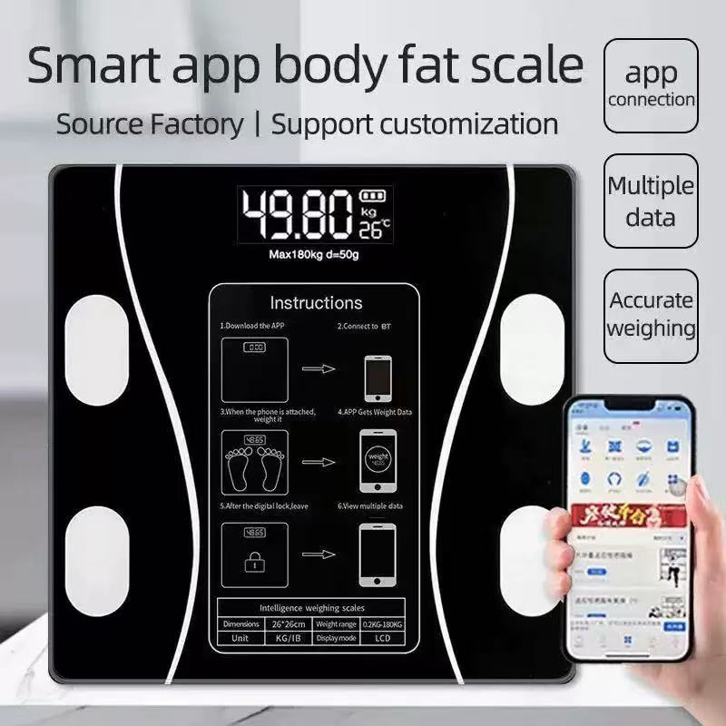 Digital Body Weight Scale - Bilancia Digitale Intelligente Wireless per la