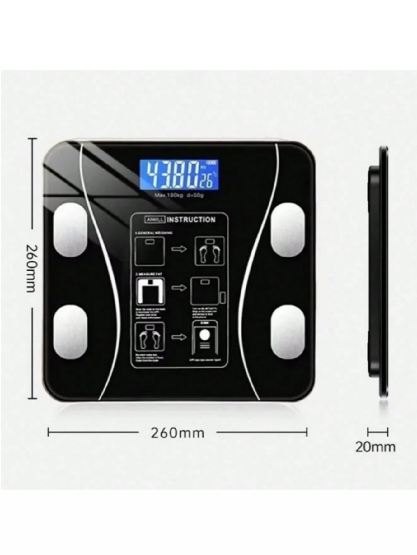 Bilancia Digitale Intelligente - Digital Body Weight Scale recensione e prezzo